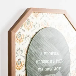 Kirkland's Home A Flower Blossoms Floral Wall Plaque- Wall Quotes & Signs
