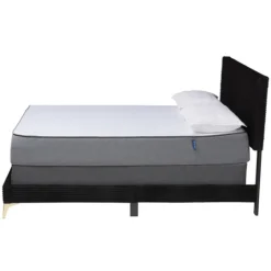 Kirkland's Home Abba Velvet Ribbed Queen Bed Frame- Beds & Headboards