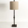 Kirkland's Home Abbott Antique Black Buffet Lamp- Buffet Lamps