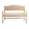 Kirkland's Home Abby Whitewashed Wood Bench- Benches & Ottomans