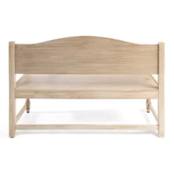 Kirkland's Home Abby Whitewashed Wood Bench- Benches & Ottomans