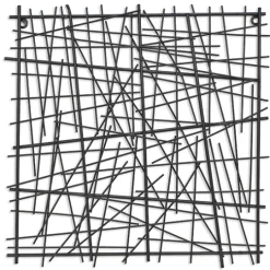 Kirkland's Home Abstract Square Metal Wall Plaque- Wall Plaques
