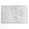 Kirkland's Home Abstract White Framed Canvas Art Print- Canvas Art