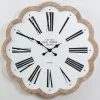 Kirkland's Home Adelyn Scalloped Edge Wood Clock- Clocks