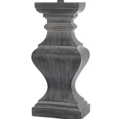 Kirkland's Home Aged Black Candlestick Base Table Lamp, 33 In.- Table Lamps