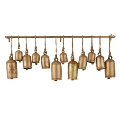 Kirkland's Home Aged Round Bells Wall Plaque- Decorative Accents