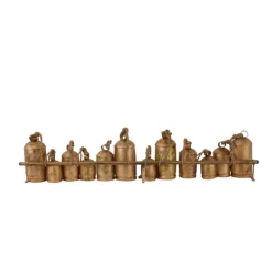 Kirkland's Home Aged Round Bells Wall Plaque- Decorative Accents