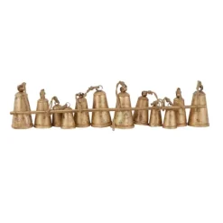Kirkland's Home Aged Triangle Bells Wall Plaque- Decorative Accents