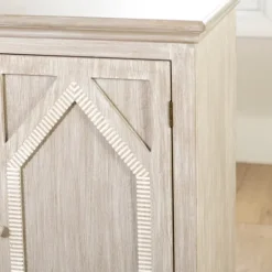 Kirkland's Home Alana Washed 4-Door Cabinet- Cabinets & Sideboards