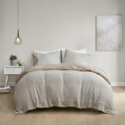 Kirkland's Home Alaya 4-Pc. California King Waffle Duvet Set- Duvets