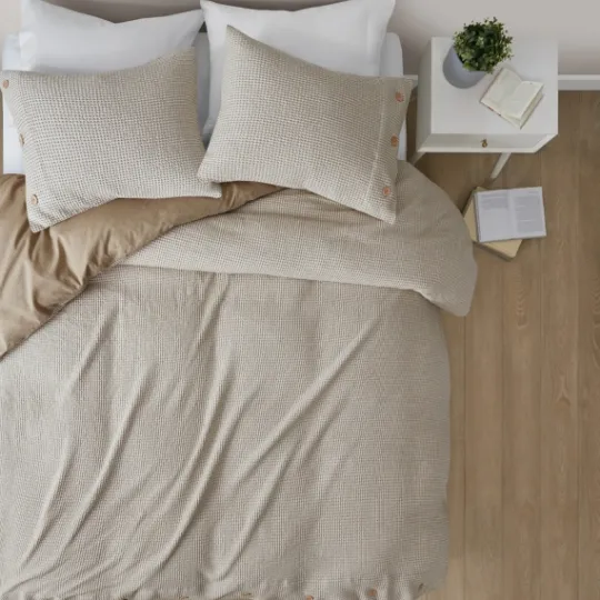 Kirkland's Home Alaya 3-Pc. California King Waffle Duvet Set- Duvets