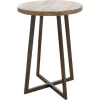 Kirkland's Home Allie Natural Wood And Metal Accent Table- Accent & End Tables