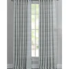 Kirkland's Home Aloe Plaid Pleated Single Curtain Panel, 84 In.- Curtains & Drapes