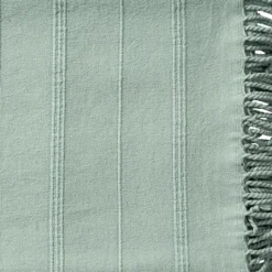 Kirkland's Home Aloe Woven Stripes Cotton Throw- Blankets & Throws