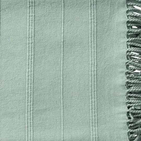 Kirkland's Home Aloe Woven Stripes Cotton Throw- Blankets & Throws