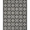 Kirkland's Home Aloha Black Geometric Indoor/Outdoor Area Rug, 5X7- Outdoor Rugs