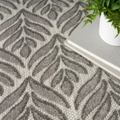 Kirkland's Home Aloha Botanical Indoor/Outdoor Rug, 9X12- Outdoor Rugs