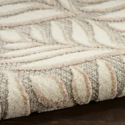 Kirkland's Home Aloha Ivory Botanical Indoor/Outdoor Area Rug, 3X5- Outdoor Rugs