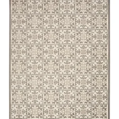 Kirkland's Home Aloha Ivory Geometric Indoor/Outdoor Area Rug, 6X9- Outdoor Rugs