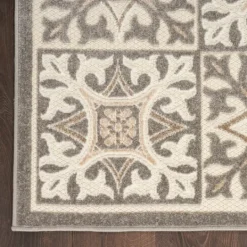 Kirkland's Home Aloha Ivory Geometric Indoor/Outdoor Area Rug, 6X9- Outdoor Rugs