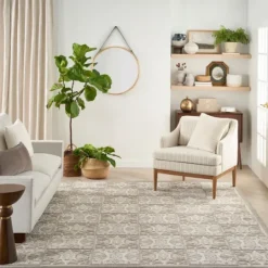 Kirkland's Home Aloha Ivory Geometric Indoor/Outdoor Rug, 7X10- Outdoor Rugs