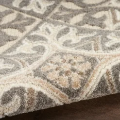 Kirkland's Home Aloha Ivory Geometric Indoor/Outdoor Area Rug, 3X5- Outdoor Rugs