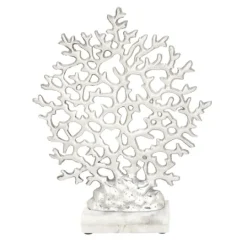 Kirkland's Home Aluminum And Marble Coral Statuary- Statues & Figurines