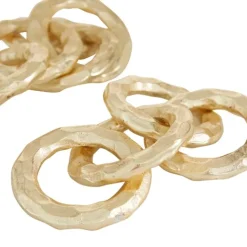 Kirkland's Home Aluminum Chain Link Sculptures, Set Of 2- Statues & Figurines
