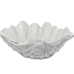 Kirkland's Home Aluminum Seashell Bowl- Decorative Bowls & Jars