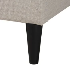 Kirkland's Home Amala Beige Button Tufted Queen Bed Frame- Beds & Headboards