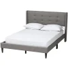 Kirkland's Home Amala Button Tufted Queen Bed Frame- Beds & Headboards