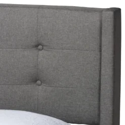 Kirkland's Home Amala Button Tufted Queen Bed Frame- Beds & Headboards