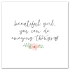 Kirkland's Home Amazing Things Floral Canvas Art Print- Wall Quotes & Signs