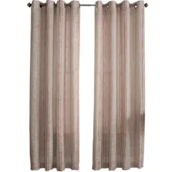 Kirkland's Home Amber Stripe Single Curtain Panel, 84 In.- Curtains & Drapes