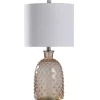 Kirkland's Home Amber Tinted Glass Jar Table Lamp- Table Lamps
