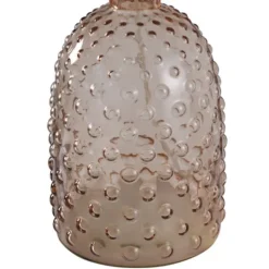 Kirkland's Home Amber Tinted Glass Jar Table Lamp- Table Lamps