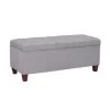 Kirkland's Home Amelia Tufted Shoe Storage Ottoman Bench- Entryway Furniture