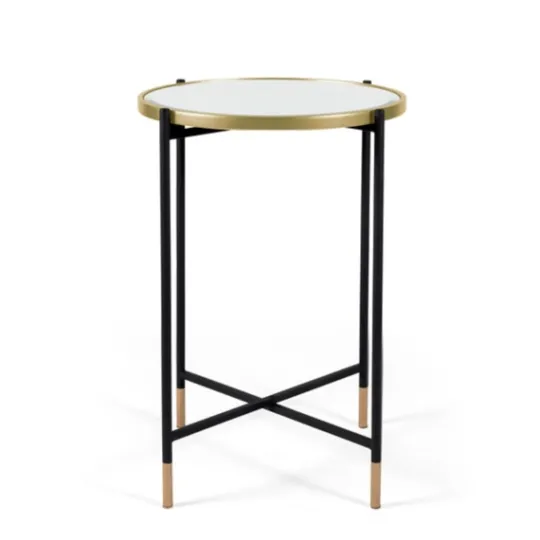 Kirkland's Home Anastasia Mirrored Metal Accent Tables, Set Of 3- Accent & End Tables