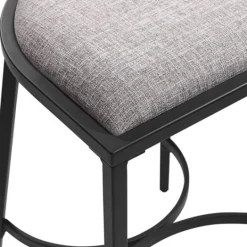 Kirkland's Home And Black Metal Counter Stools, Set Of 2- Bar Stools & Counter Height Stools