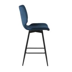 Kirkland's Home And Black Metal Swivel Counter Stool- Bar Stools & Counter Height Stools