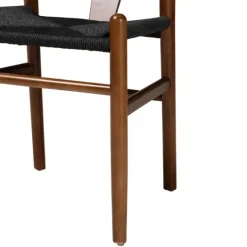 Kirkland's Home And Black Wishbone Dining Chairs, Set Of 2- Dining Chairs