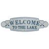 Kirkland's Home And Blue Welcome To The Lake Wall Plaque- Wall Quotes & Signs