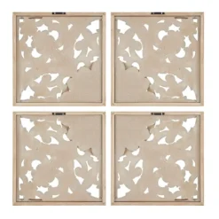Kirkland's Home And Brown 4-Pc. Medallion Plaque- Wall Plaques