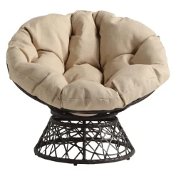 Kirkland's Home And Brown Woven Papasan Chair- Accent Chairs