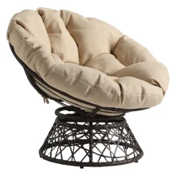 Kirkland's Home And Brown Woven Papasan Chair- Accent Chairs