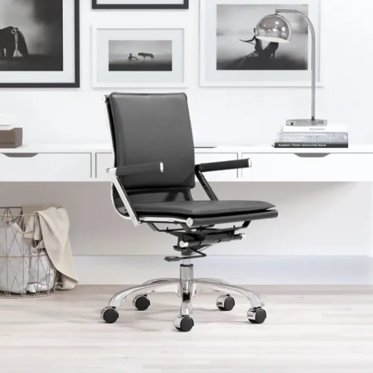 Kirkland's Home And Chrome Ergonomic Office Chair- Office Furniture