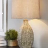 Kirkland's Home And Cream Textured Table Lamp- Table Lamps
