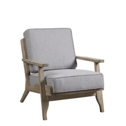 Kirkland's Home And Distressed Wooden Malibu Accent Chair- Accent Chairs