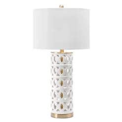 Kirkland's Home And Gold Cut-Out Ovals Table Lamp- Table Lamps