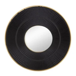 Kirkland's Home And Gold Double Ribbed Wall Mirror- Decorative Mirrors